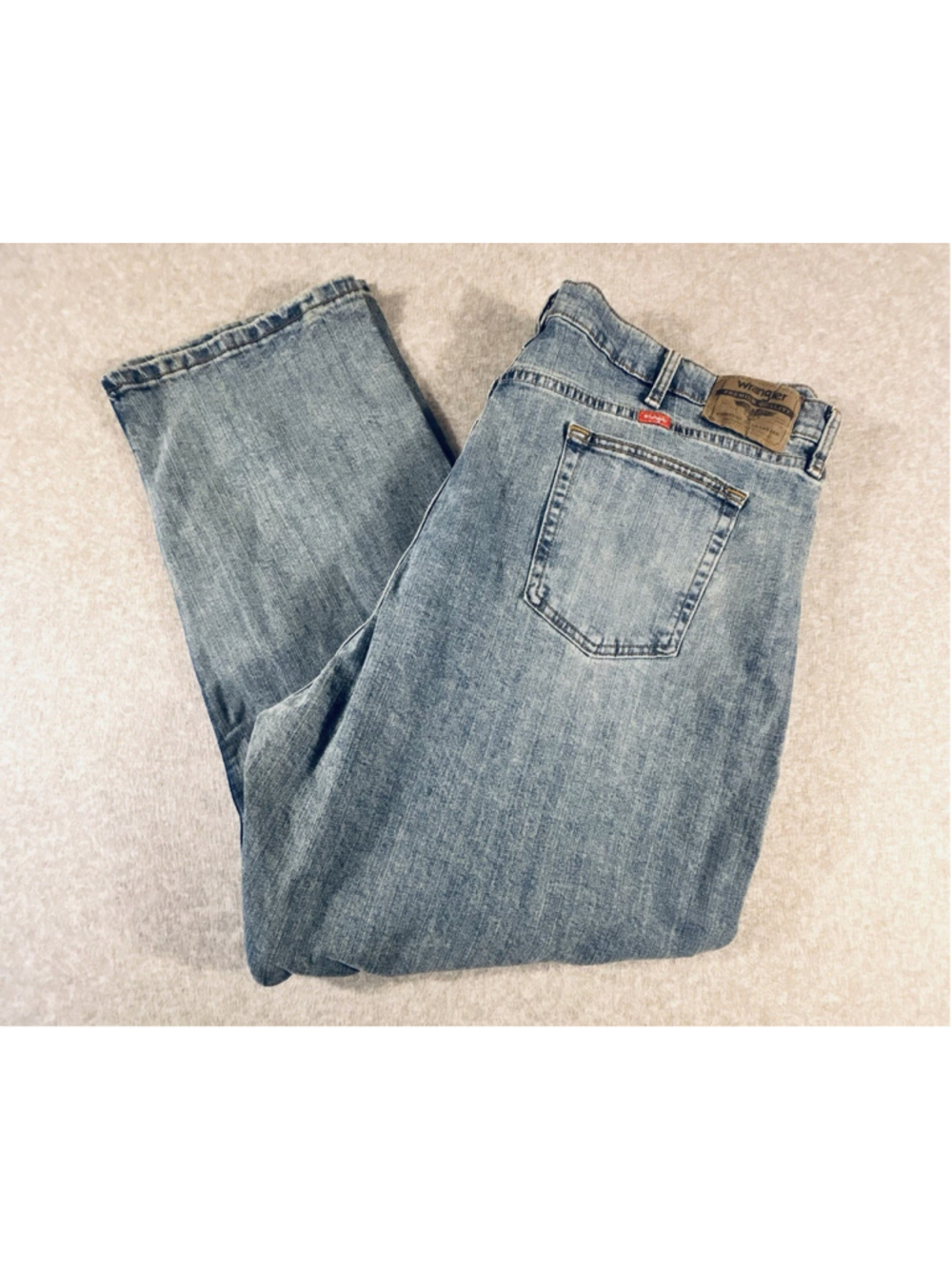 Mens Wrangler Five‎ Star Relaxed Fit Jean with Flex - Size 44x30 NWT